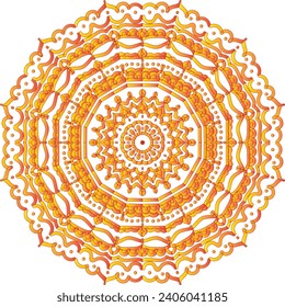 Mandala vector design for jewelry pattern, and background.