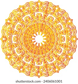 Mandala vector design for jewelry pattern, and background.