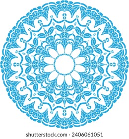 Mandala vector design for jewelry pattern, and background.