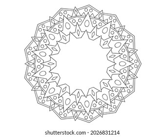 Mandala vector design, tattoo, vintage, mehndi, ornament, decoration