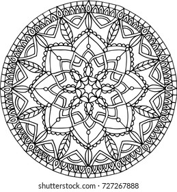 Mandala Vector Element Bohemian Pattern