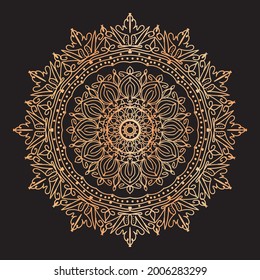 Mandala vector element round ornament decoration