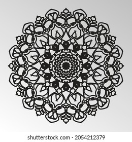 Decoración de ornamentos redondos de elementos vectoriales de Mandala