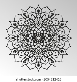 Mandala-Vektorelement-Rundverzierung