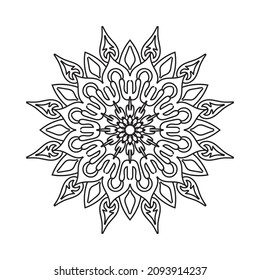 Mandala vector element round ornament decoration