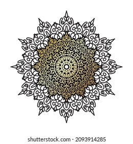 Mandala vector element round ornament decoration