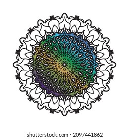 Mandala vector element round ornament decoration