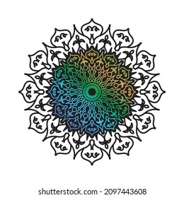 Mandala vector element round ornament decoration
