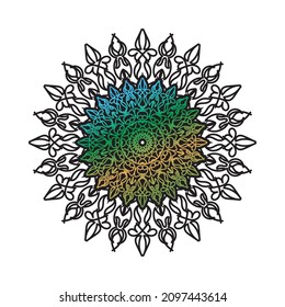 Mandala vector element round ornament decoration