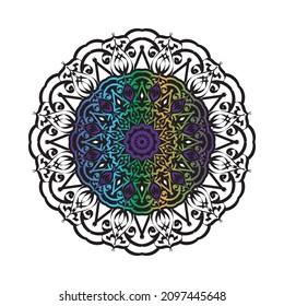 Mandala vector element round ornament decoration