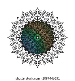 Mandala vector element round ornament decoration