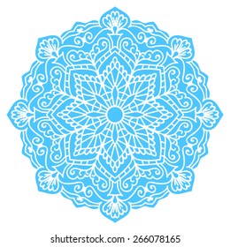 Mandala. Vector Ethnic Oriental Circle Ornament. 