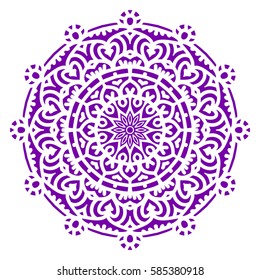 Mandala. Vektor ethnischen Orientalischen Kreis Ornament. 