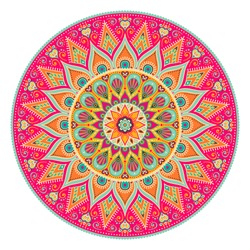 Mandala, Vector Mandala, Floral Mandala, Flower Mandala, Oriental Mandala, Coloring Mandala. Oriental Pattern, Vector Illustration. Islam, Arabic, Indian, Turkish, Pakistan, Chinese, Ottoman Motifs