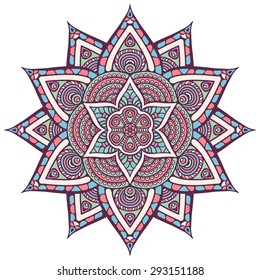 Mandala, Vector Mandala, floral mandala, flower mandala, oriental mandala, coloring mandala. Oriental pattern, vector illustration. Islam, Arabic, Indian, turkish, pakistan, chinese, ottoman motifs