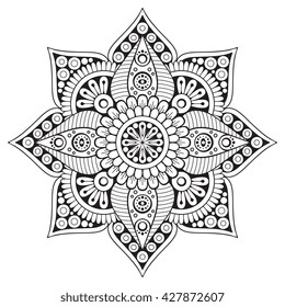 Mandala, Vector Mandala, floral mandala, flower mandala, oriental mandala, coloring mandala