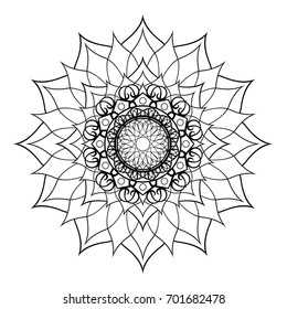 Mandala, Vector Mandala, floral mandala, flower , oriental mandala, coloring, book page, template