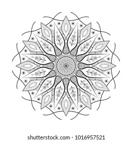 Mandala vector, hand drawn original art