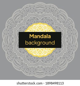 Mandala. Vektorgrafik. Karte für jedes andere Design, Geburtstag, andere Feiertage, Kaleidoskop, Medaillon, Yoga, India, Folk, arabisch.