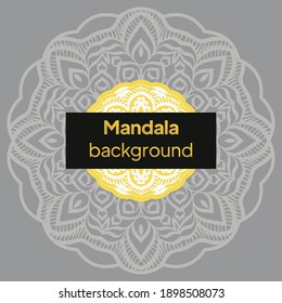 Mandala. Vektorgrafik. Karte für jedes andere Design, Geburtstag, andere Feiertage, Kaleidoskop, Medaillon, Yoga, India, Folk, arabisch.
