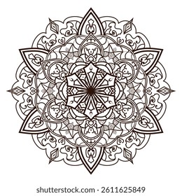 Mandala vector illustration design art