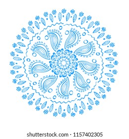 Mandala  vector illustration isolated on white background