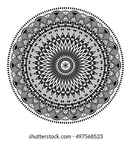 Mandala, a vector illustration of meditation mandala