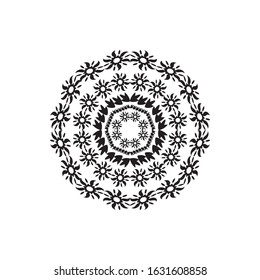 Mandala vector illustration on isolated background for wallpaper, wrapping and textile. 