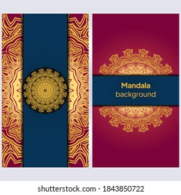 Mandala. Vector illustration. Ornamental Background . Wedding card, Cover.