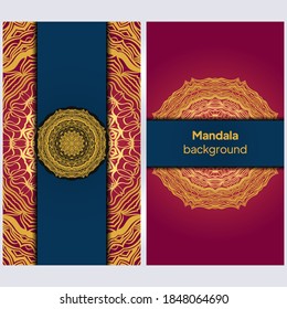 Mandala. Vector illustration. Ornamental Background . Wedding card, Cover.
