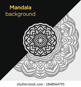 Mandala. Vector illustration. Ornamental Background . Wedding card, Cover.