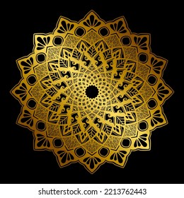 Mandala Vector Illustration. With this vector graphics, you can decorate many items, such as scrapbooks, t-shirts, cards, etc.