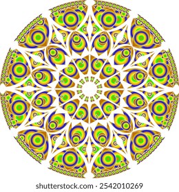 Mandala Vector Line art cushion cover design Illustration