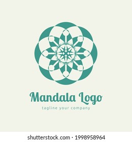 Mandala Vector logo design template - abstract symbol