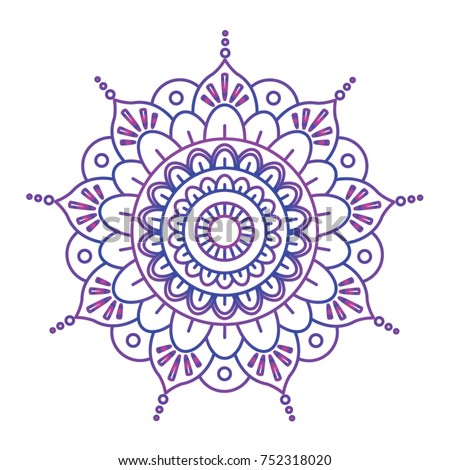 Download Mandala Vector Logo Design Yoga Meditation Stock Vector ...