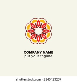 mandala vector logo, mandala graphic art, eps 10