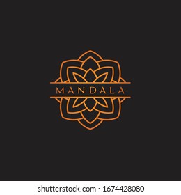 mandala vector logo icon illustration