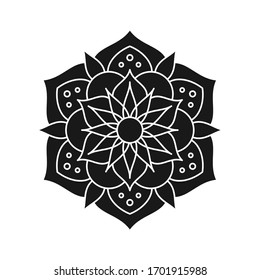 mandala vector logo icon illustration