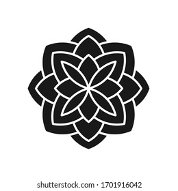 mandala vector logo icon illustration