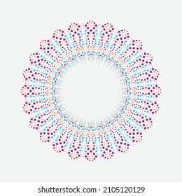 mandala, vector logo, icon illustration