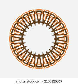 mandala, vector logo, icon illustration