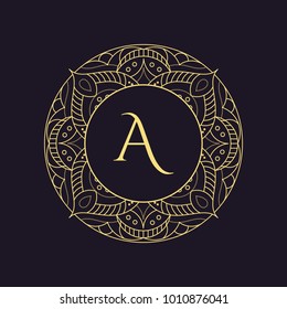 mandala - vector logo/icon illustration