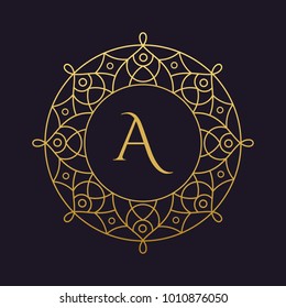 mandala - vector logo/icon illustration