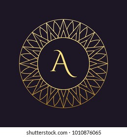 mandala - vector logo/icon illustration