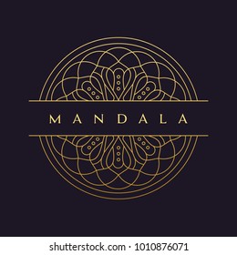 mandala - vector logo/icon illustration