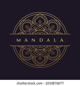 mandala - vector logo/icon illustration