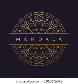 mandala - vector logo/icon illustration