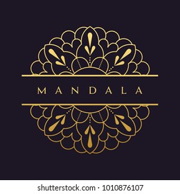 mandala - vector logo/icon illustration