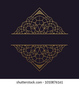 mandala - vector logo/icon illustration