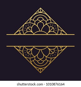 mandala - vector logo/icon illustration
